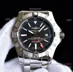 GF Factory Swiss Breitling Avenger II GMT GF 2836 Movement Watch Stainless Steel